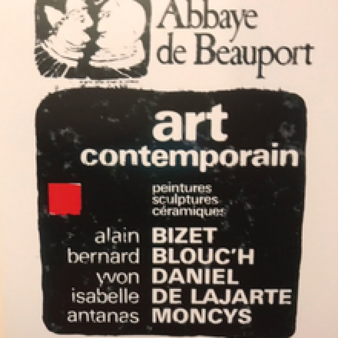 Parodos „Šiuolaikinis menas. Tapyba. Skulptūra. Keramika“ plakatas (1984)
